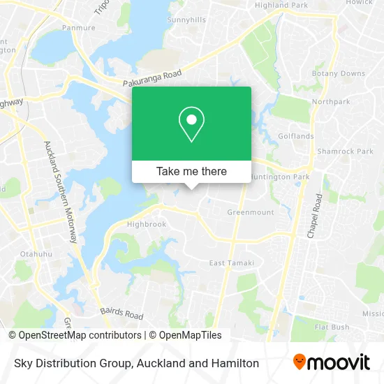 Sky Distribution Group map