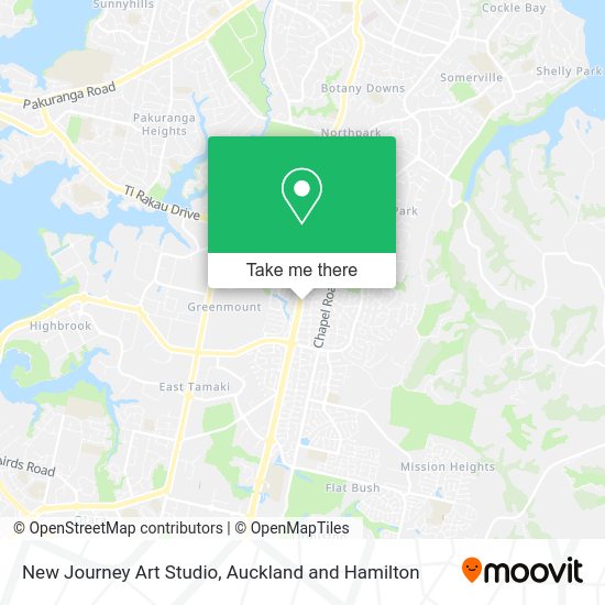 New Journey Art Studio map