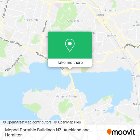 Mopod Portable Buildings NZ map