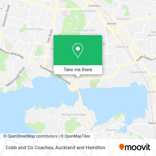 Cobb and Co Coaches map