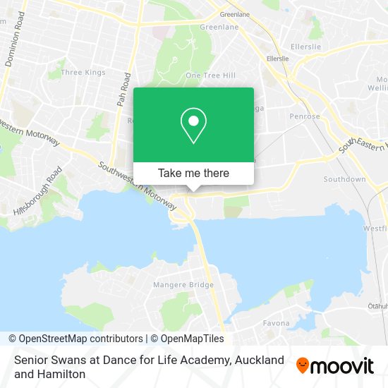 Senior Swans at Dance for Life Academy map