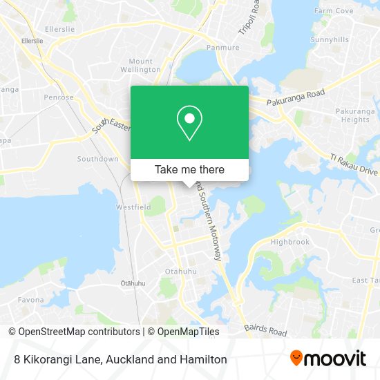 8 Kikorangi Lane map