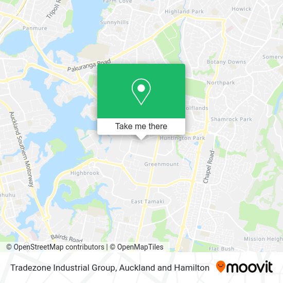 Tradezone Industrial Group map