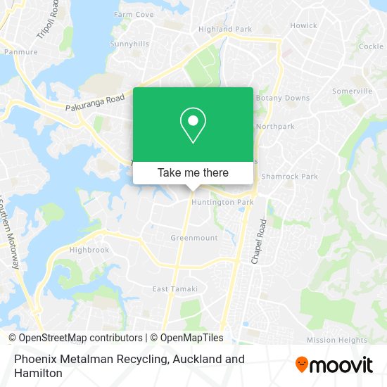 Phoenix Metalman Recycling map