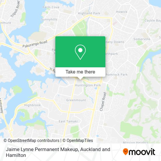 Jaime Lynne Permanent Makeup map