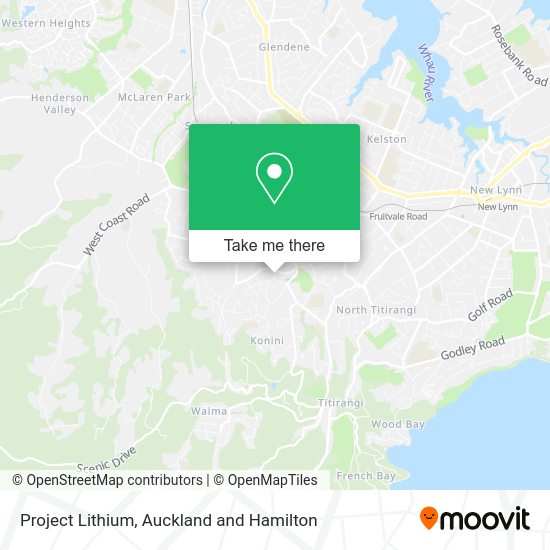 Project Lithium map