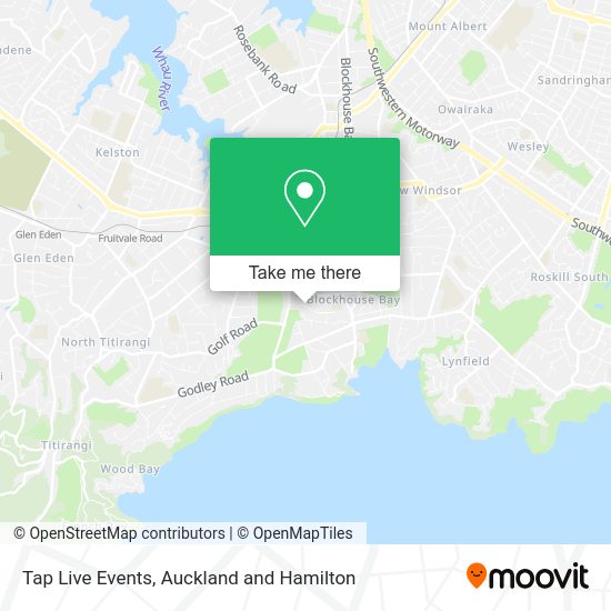 Tap Live Events map