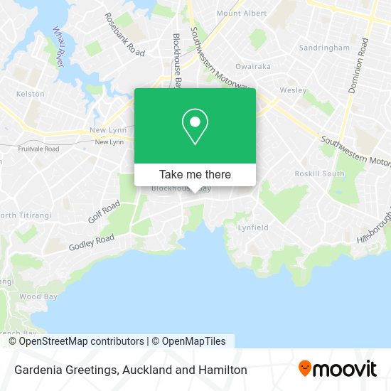Gardenia Greetings map