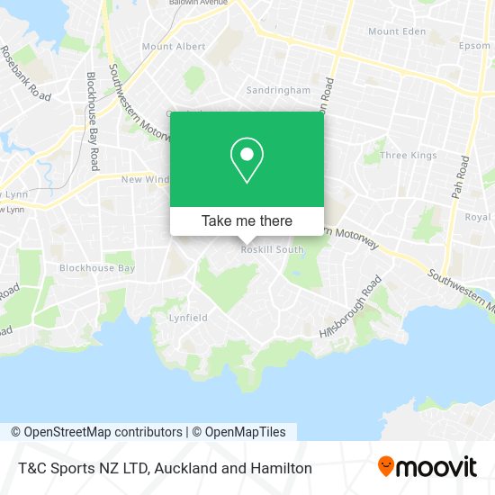T&C Sports NZ LTD map