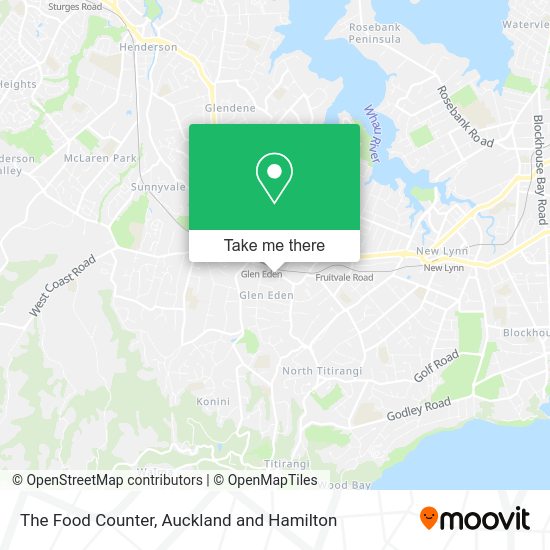 The Food Counter map