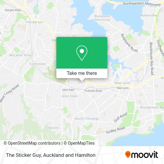 The Sticker Guy map