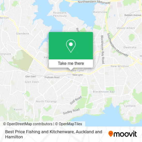 Best Price Fishing and Kitchenware map