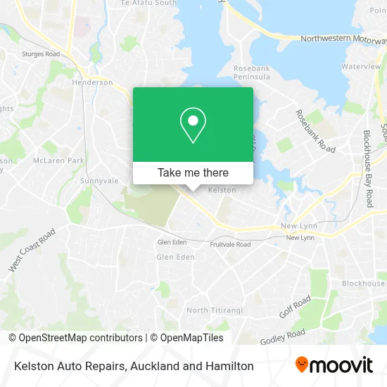 Kelston Auto Repairs map