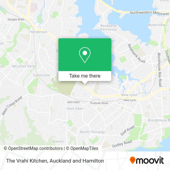 The Vrahi Kitchen map