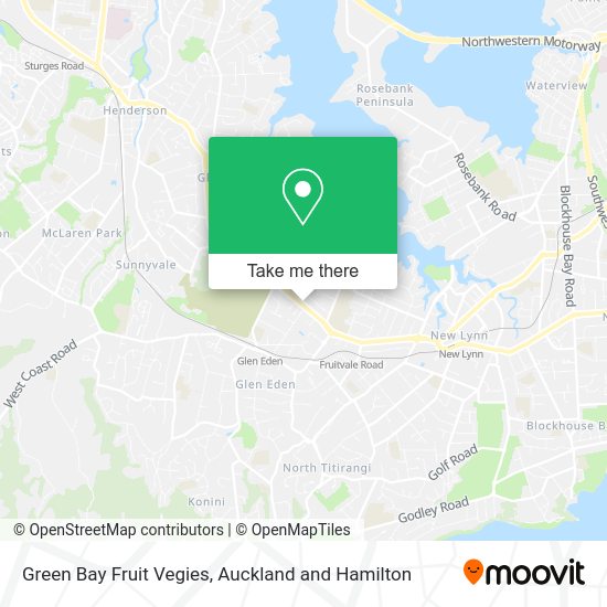 Green Bay Fruit Vegies map