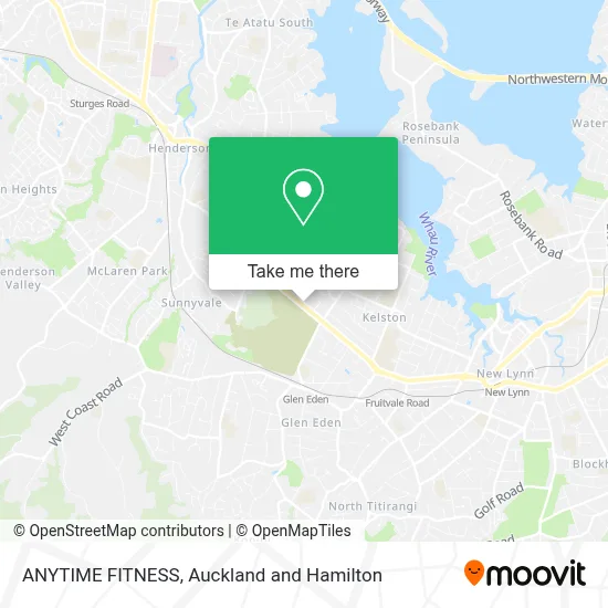 ANYTIME FITNESS map