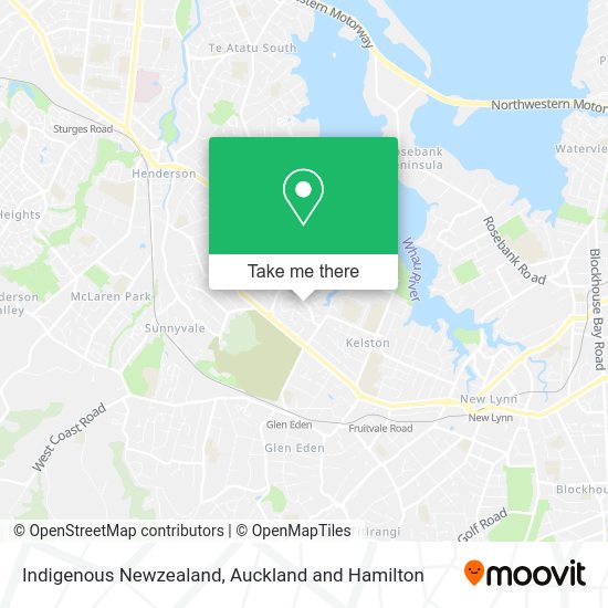 Indigenous Newzealand map
