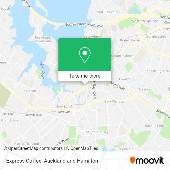 Express Coffee map