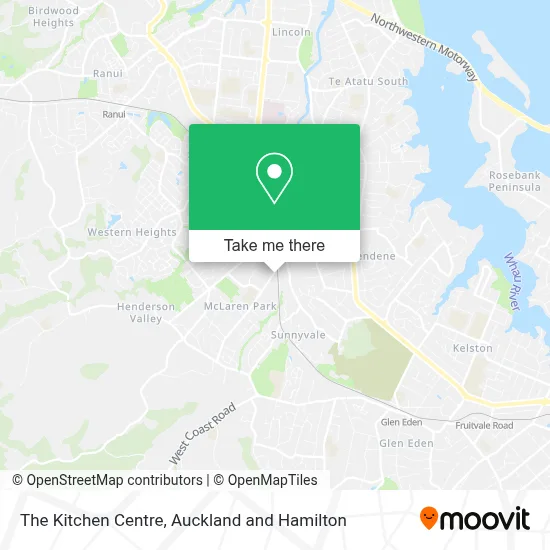 The Kitchen Centre map