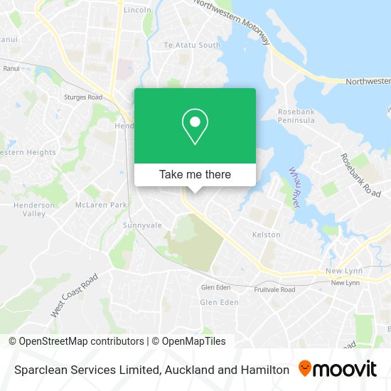Sparclean Services Limited map