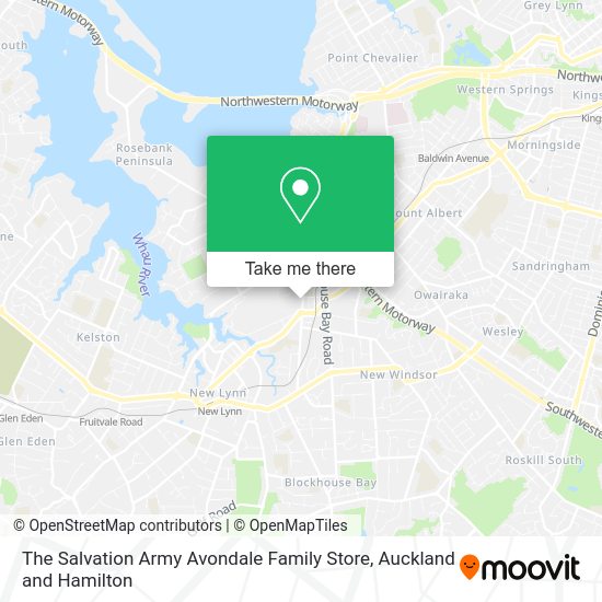 The Salvation Army Avondale Family Store map