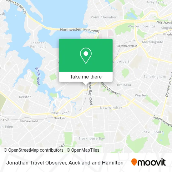 Jonathan Travel Observer map