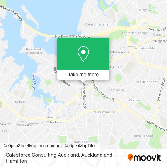 Salesforce Consulting Auckland map