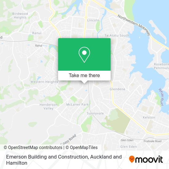Emerson Building and Construction map