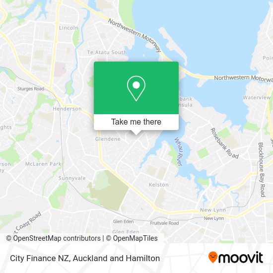 City Finance NZ map