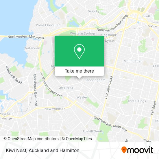 Kiwi Nest map