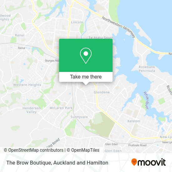 The Brow Boutique map