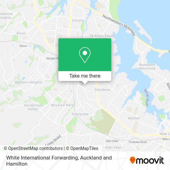 White International Forwarding map