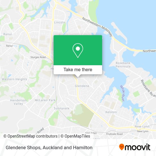 Glendene Shops map