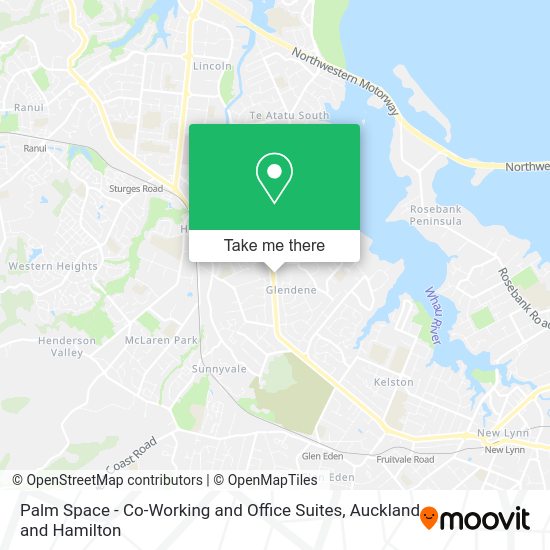 Palm Space - Co-Working and Office Suites map