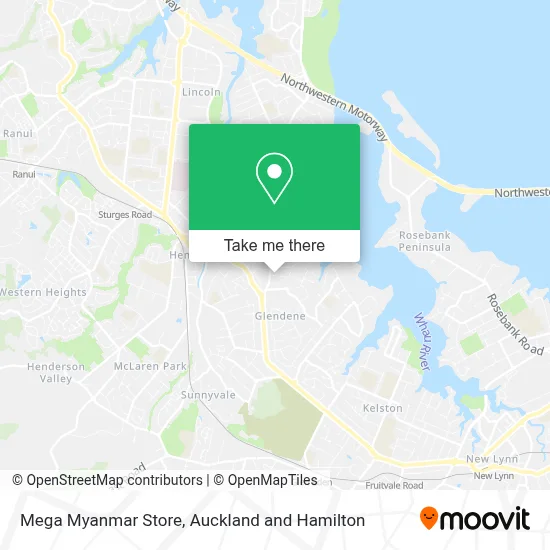 Mega Myanmar Store map