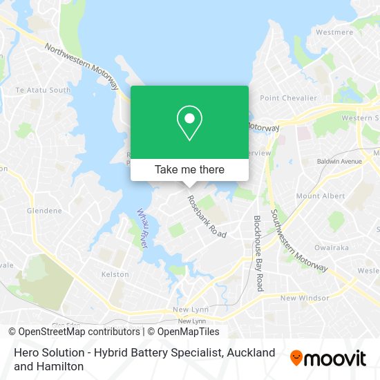 Hero Solution - Hybrid Battery Specialist map
