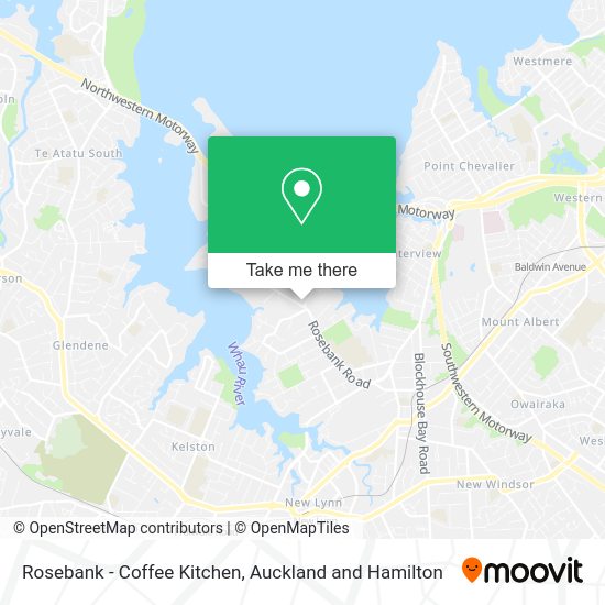 Rosebank - Coffee Kitchen map