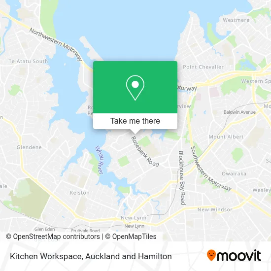 Kitchen Workspace map
