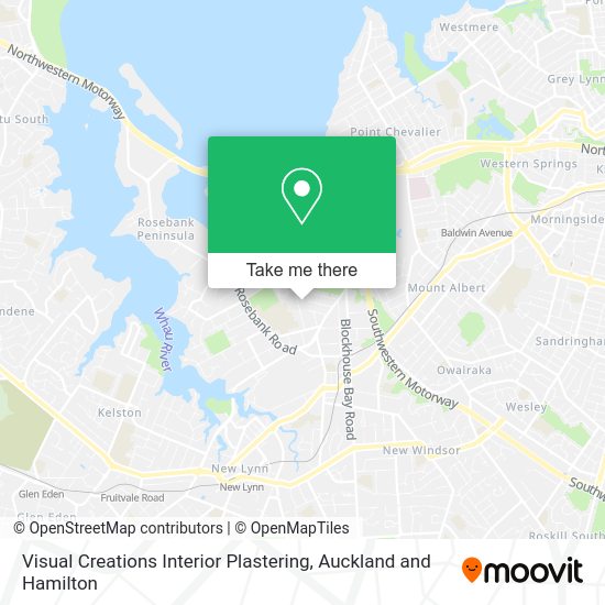 Visual Creations Interior Plastering map