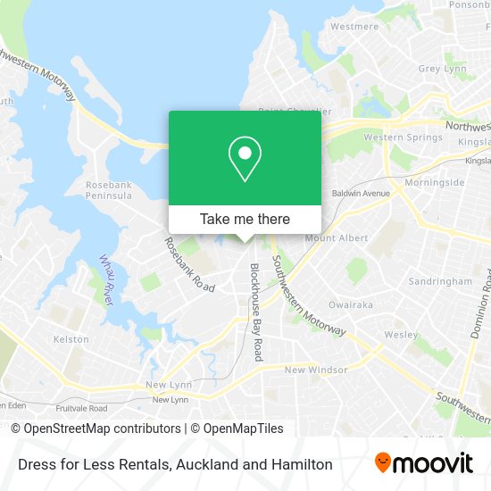 Dress for Less Rentals map