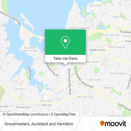 Groutmasters map