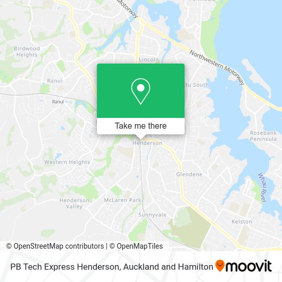 PB Tech Express Henderson map