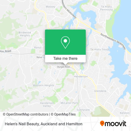 Helen's Nail Beauty map