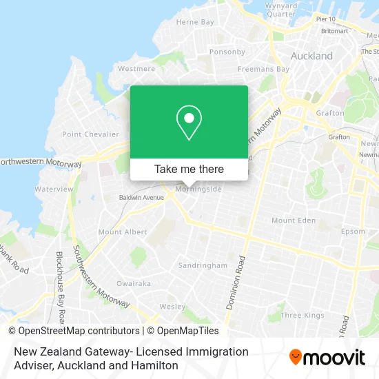 New Zealand Gateway- Licensed Immigration Adviser map
