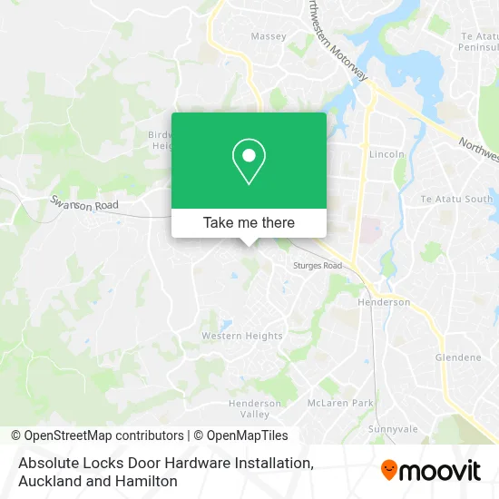 Absolute Locks Door Hardware Installation map