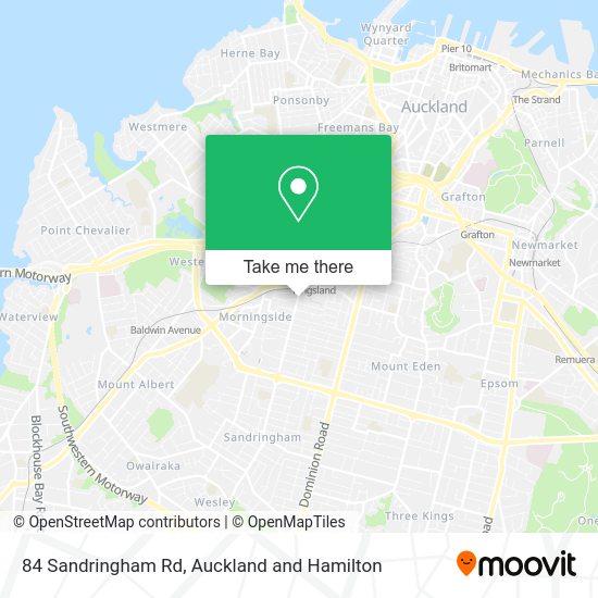 84 Sandringham Rd map