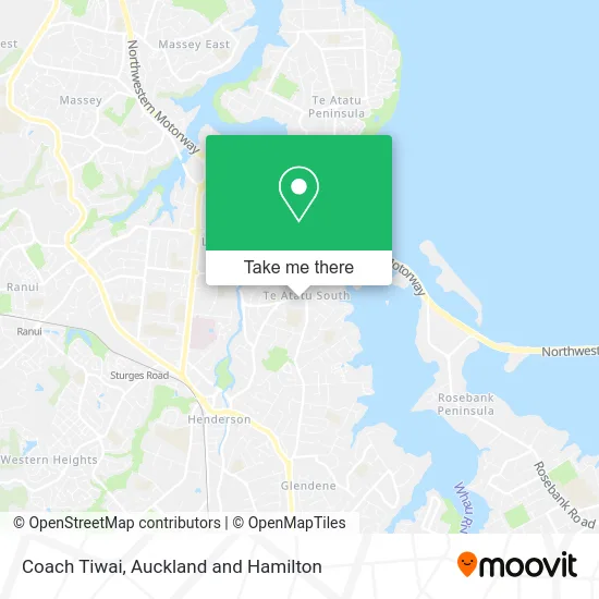 Coach Tiwai map