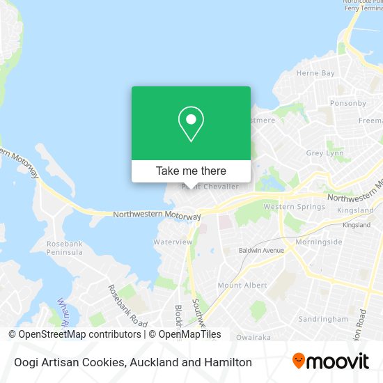 Oogi Artisan Cookies map