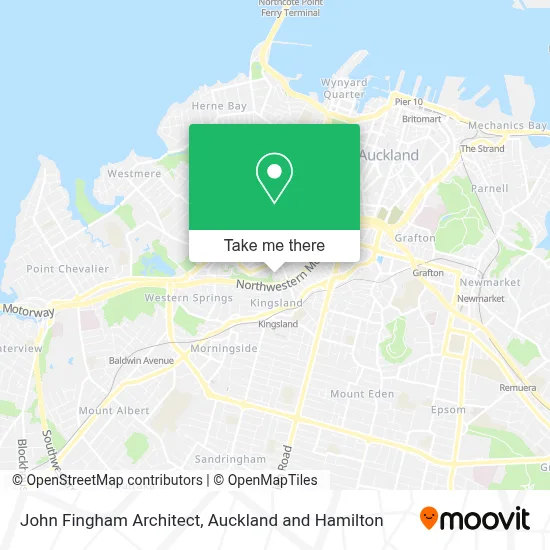 John Fingham Architect map