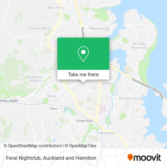 Feral Nightclub map
